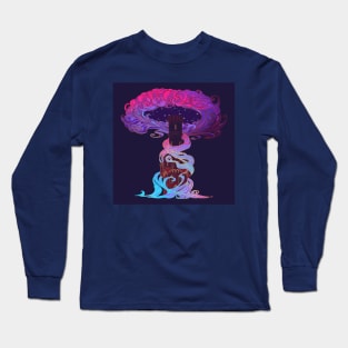 Tower of dreams at the edge of day and night. Concept art Long Sleeve T-Shirt